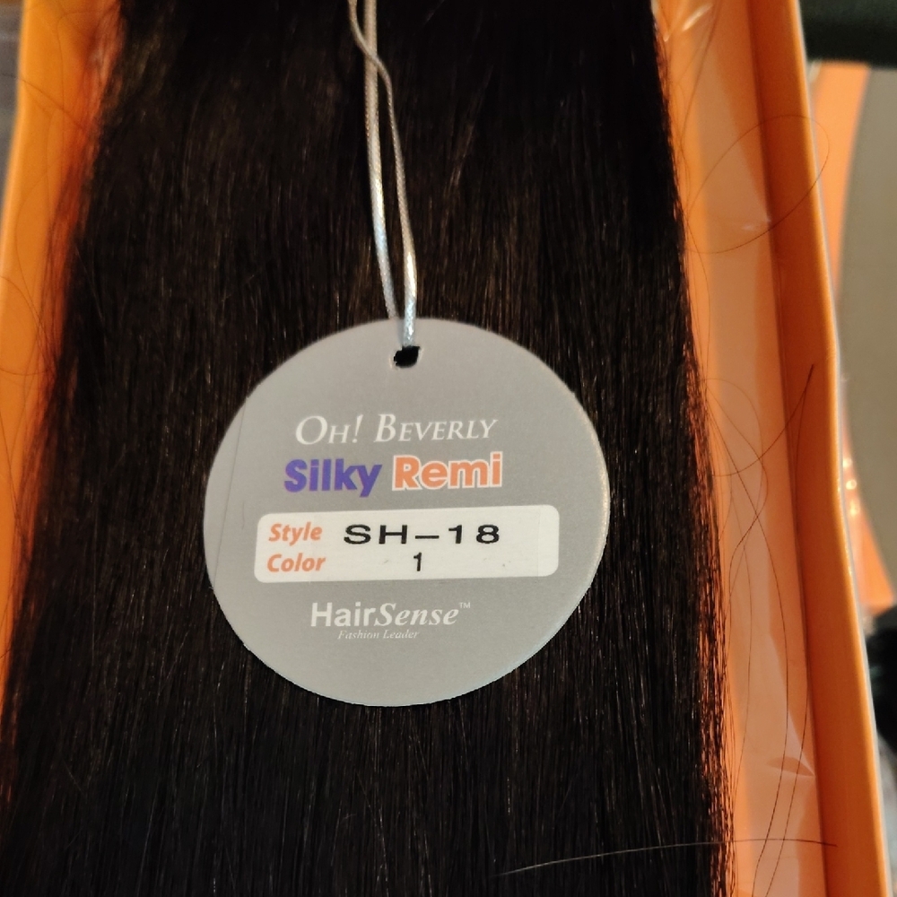 Everly Silky Remi Hair Extension - Rich Black